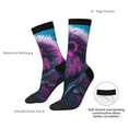 thumbnail image 4 of KLL Hip-Hop Glasses Gorilla Print Cool Socks Men's Women's Crew Socks Funny Crazy Novelty Stockings, 4 of 6