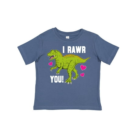 

Inktastic I Rawr You Tyrannosaurs with Hearts Gift Toddler Boy or Toddler Girl T-Shirt