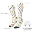 thumbnail image 5 of Picia Women Crew Soft Moisture-wicking Socks Undersea Animals Pattern Design Cotton Socks, One Size fit All, 5 of 9