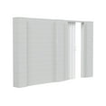 thumbnail image 2 of EverBlock 12’ x 7’ Wall Kit with Accordion Door | 3’ x 7’ Doorway | Modular Building Blocks | Wall Display System | Room Divider & Partition | Easy to Connect & Reuse | Indoor & Outdoor Use, 2 of 7