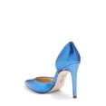 thumbnail image 3 of Jessica Simpson Paryn Meta Royal Blue Slip On Pointed Toe Stiletto Heel Pumps (Meta Royal Blue, 5.5), 3 of 3