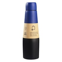 Stainless Steel Vacuum Bottle 18 Oz, Double Wall Insulated Thermos for 12 Hours Hot & 24 Hours Cold, Leakproof Sports Water Bottle for Carbonated Drinks, BPA Free