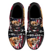 Boxer Dog Shoes Women's Fashion Sneakers Tennis Running Shoes for Men Women Black Size 11