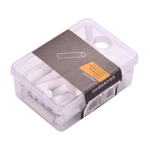 Tenwin Electric Eraser Refills Pack of 50, 5mm Diameter Stationery Supplies for Drawing and Sketching