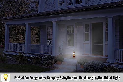 Large Solar Lantern Powered LED Light & Fan - 6 in 1 Portable Collapsible Rechargeable Camping Lamp W/ Fan, Charging Station & Battery Backup Indoor Outdoor - Large Size, Copper