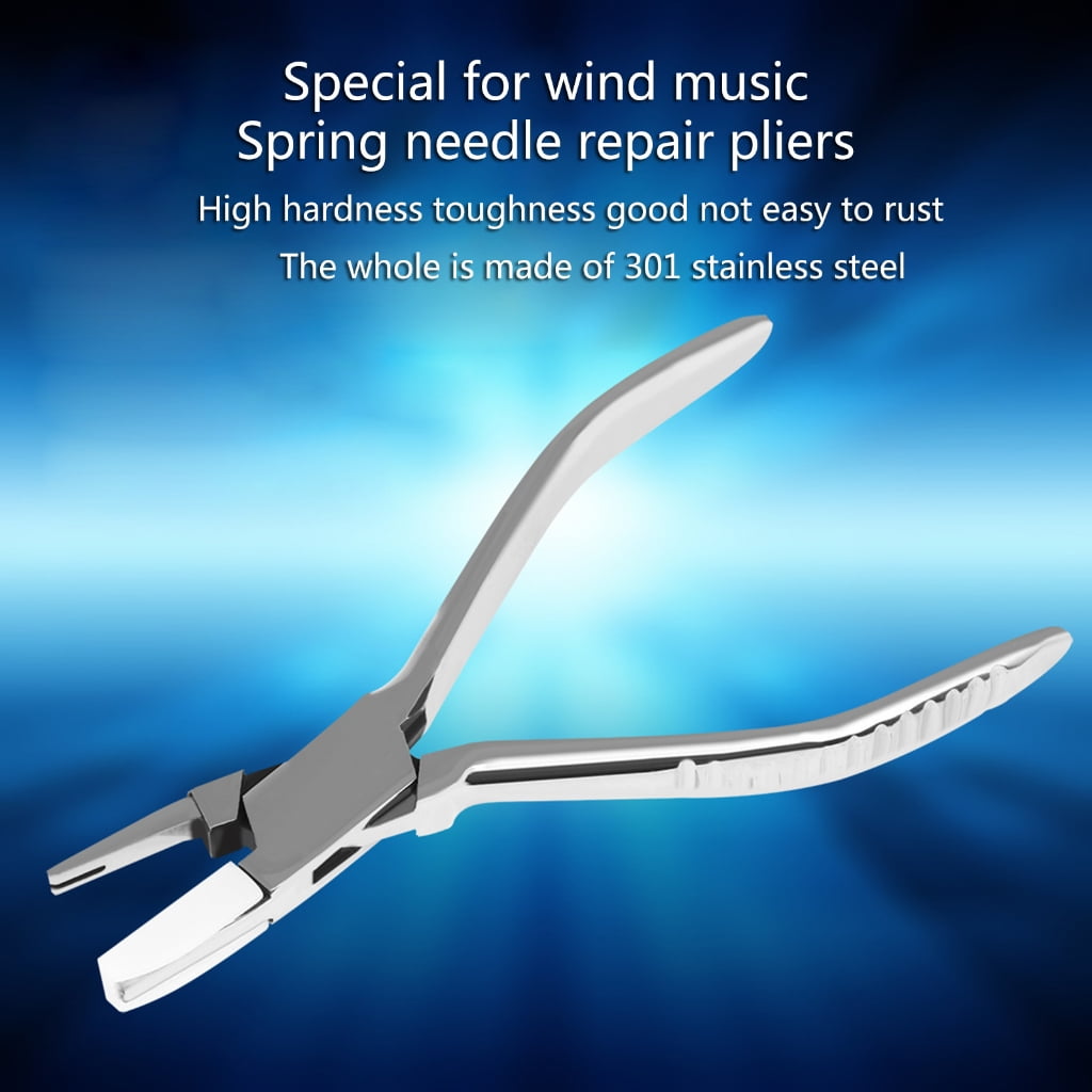 Zeiwohndc Stainless Steel Saxophone Spring Needle Pliers Installation Tool for Saxophone