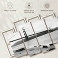 thumbnail image 6 of Elephant Stock Golden Gate Bridge Monochrome Wall Art - Horizontal Multi Panel Canvas - Living Room Wall Decor - Architecture Multi Panel - White And Black Decor - 75" x 48", 6 of 8