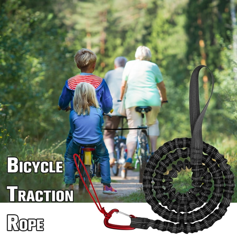 Kotyreds Bicycle Traction Rope Parent-Child Kids Ebike Stretch Pull Strap  Towing Ropes 