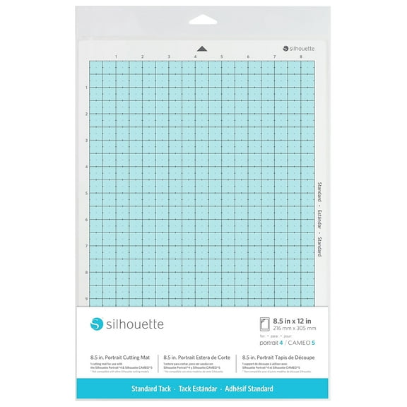 Silhouette 8.5 in. Portrait Cutting Mat - Standard Tack