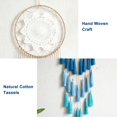 thumbnail image 5 of Artilady Atrapasueños De Macramé Para Dormitorio – Atrapasueños Hechos A Mano Con Borlas Para Colgar En La Pared, Decoración Del Hogar Con Adorno De Plumas De Borla, Regalo De Bendición Artesanal (Azu, 5 of 5