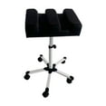 thumbnail image 1 of Bunblic Tabouret de Manucure Repose-Pieds Pédicure Portable Robuste Multifonction avec Roulettes Hauteur Réglable pour Usage Bureau Commercial Noir, 1 of 8