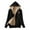Black, variant on Meihcang Hoodies for Women Winter Fleece Sweatshirt Full Zip Up Sherpa Lined Hoodies Trendy Heart Print Long Sleeve Warm Hooded Jacket Gray XXXL