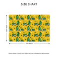 thumbnail image 2 of Placemats Set of 4 / 6, Checkered tractor St Patrick's yellow Placemats for Dining Table Indoor/Outdoors Heat Resistant Washable Placemats 18" x 12", 2 of 8