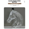 thumbnail image 4 of Horse Head Whiskey Decanter Borosilicate Glass 350ml Liquor Bottle with Stopper for Home Bar Decor Gift Idea, 4 of 6