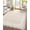 cream white, variant on Runner / Area Scalloped Rug. Scalloped Kitchen Runner. 0.26" Low Pile. Non-Slip Bordered Carpet for Bedroom. Laundry Room. Living Room. Entryway