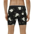 thumbnail image 4 of Cauagu Rose Flowers Print Men's Boxer Briefs, Funny & Cute Underwear Elastic Waistband Briefs Ideal Gift for Men,1-Pack, 4 of 7