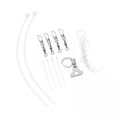 thumbnail image 1 of 2 Piezas De Hardware Para Asta De Bandera, Reparación De Cuerda De Driza Y 4 Clips De Gancho De Metal, 1 of 8