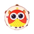 thumbnail image 4 of Pandereta de mano de madera de , instrumentos de percusión, tambor de mano, juguete educativo para juegos, juguetes, karaoke, niños pequeños 15 centímetros, 4 of 8