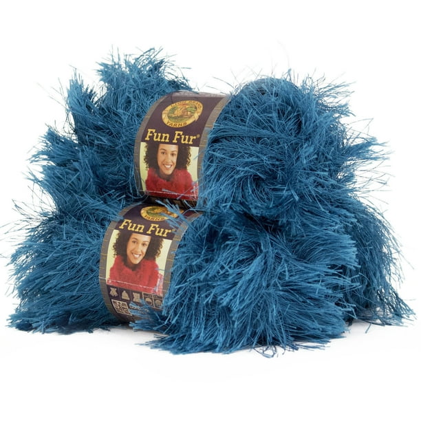 Lion Brand Yarn Fun Fur 3Pack Novelty Eyelash Yarn