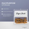 thumbnail image 4 of Cassanova Distributeur de Feuilles de Séchage pour la Maison, Conteneur Acrylique Premium 5mm avec Tampons Anti-Rayures en Caoutchouc, Support de Feuilles de Séchage, Conteneur de Capsules de Lessive, Support de Capsules de Lessive, 4 of 8