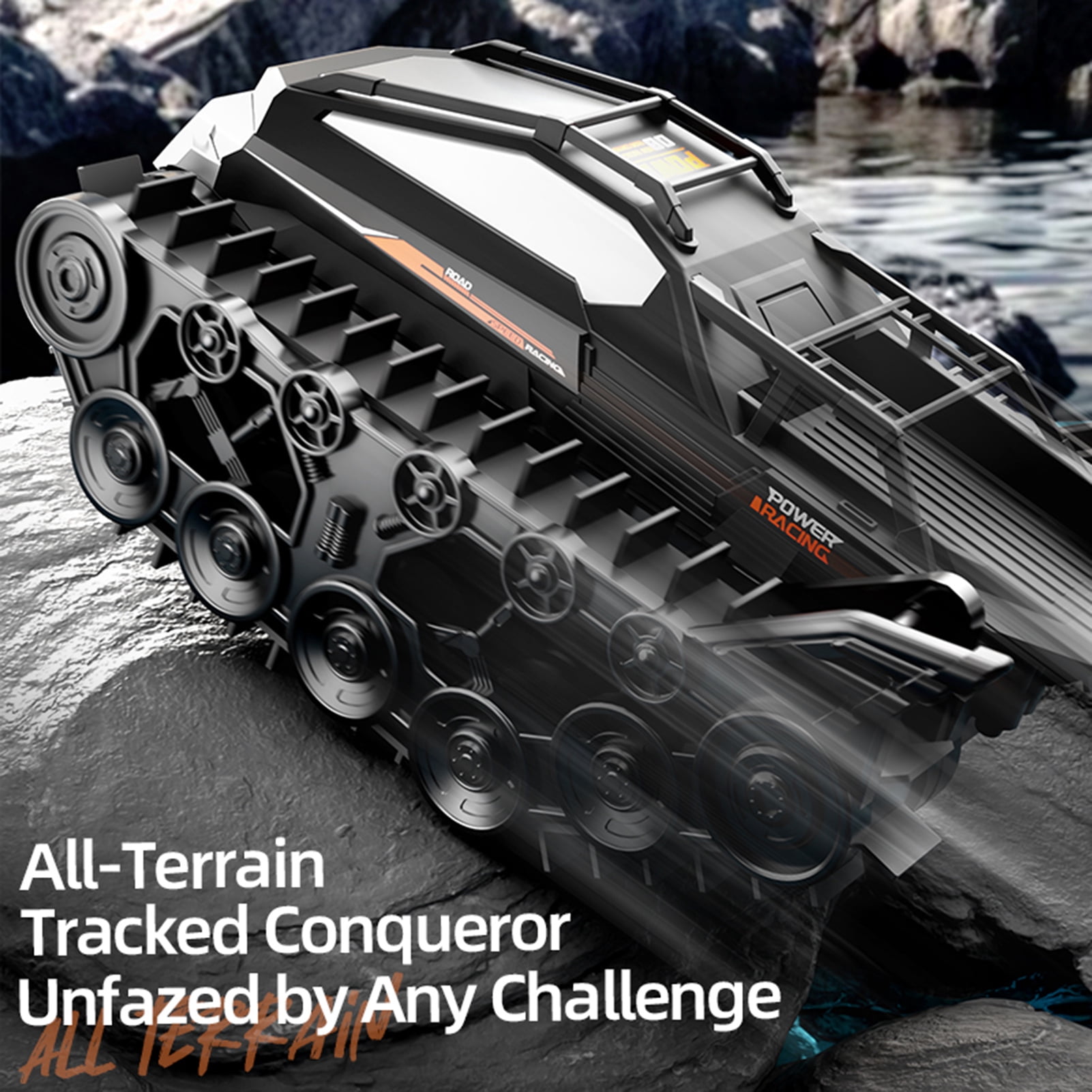 Amphibious 2.4GHz Remote Control Tank Waterproof All Terrain