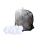 thumbnail image 3 of 60 piezas bolas de nieve falsas blancas bolas de lucha de bolas de nieve juguetes de nieve falsos de 2 pulgadas bolas de nieve artificiales para lanza, 3 of 9