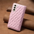 thumbnail image 4 of Wallet with [RFID Blocking] [9 Card Slots ] Zipper Pocket Galaxy S21 Plus Premium Soft PU Leather Magnetic Flip Folio with Wrist Strap Kickstand Protective Cover for Samsung Galaxy S21 Plus,
Pink, 4 of 10