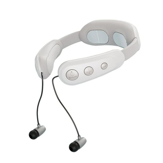 Máquina de masaje de cuello multifuncional para mujeres y hombres, ideal para viajes y hogar. Blanco