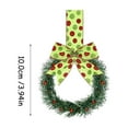thumbnail image 2 of 12 PCS Mini Wreaths for Cabinets Christmas Wreath Decorations, Christmas Kitchen Cabinet Wreaths with Berry & Red Velvet Bow Ribbon Mini Xmas Hanging Garlands for Window Door Home Decor, 2 of 8