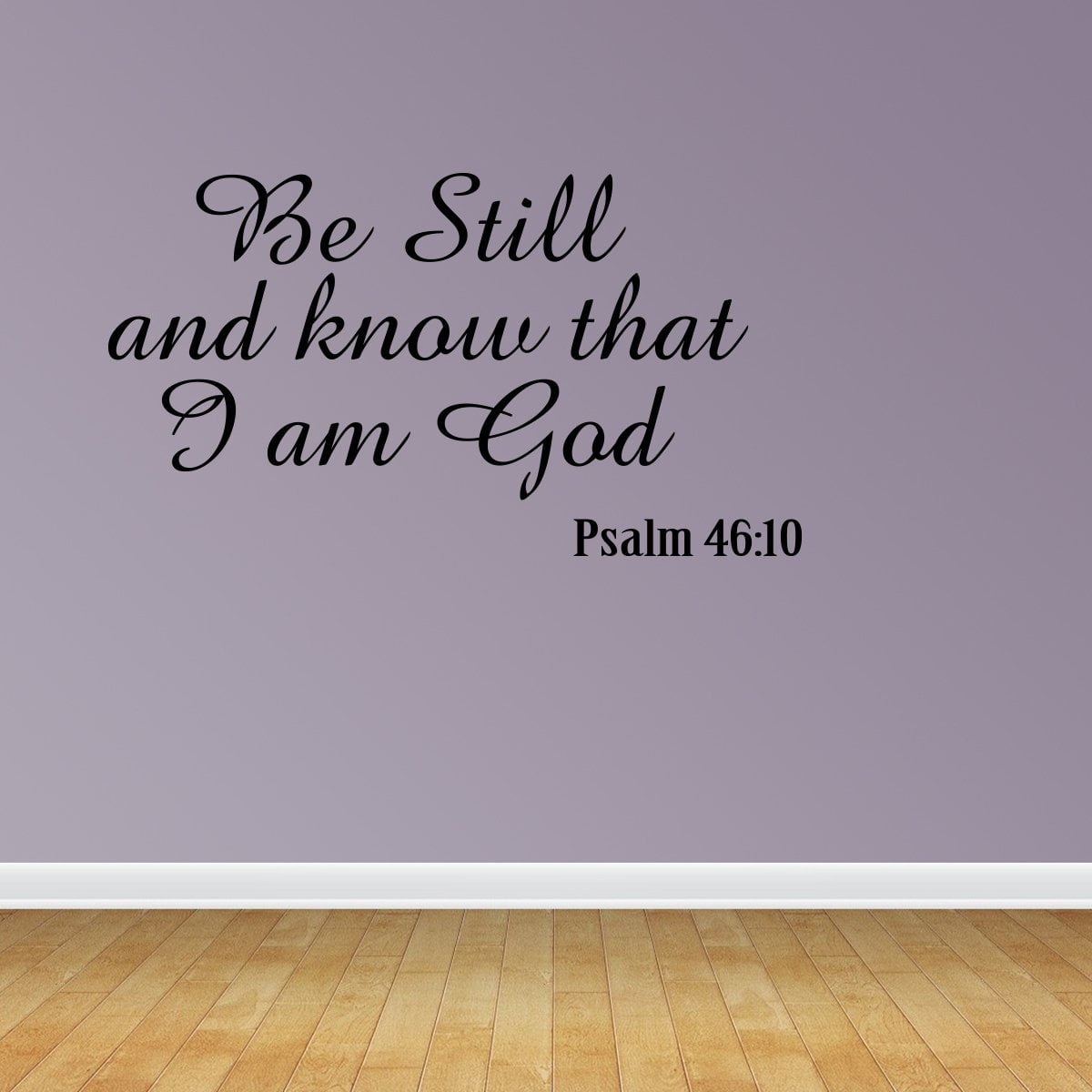 Be still and know that I am God rustic wood sign scripture wall art farmhouse decor home decor