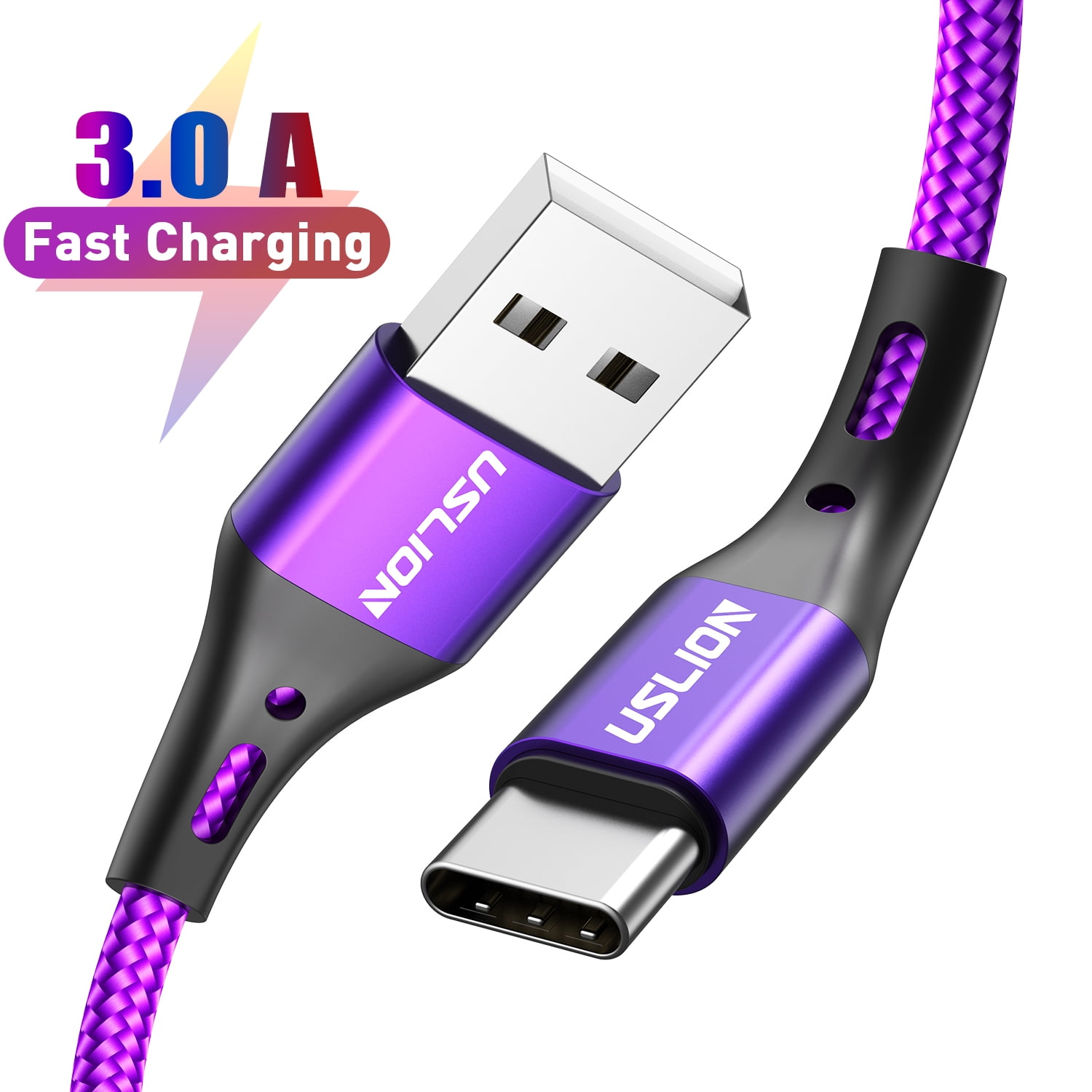 Fast Charging Cable Samsung Galaxy S9 / S9+ S8 A3 A17 Type C USBC