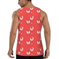 thumbnail image 3 of Xecao Cartoon Rooster Men's Tank Top Workout Quick Dry Sleeveless Gym Jogging Muscle Shirts Summer Swim Beach Tops, 3 of 9