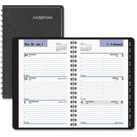 - At-A-Glance DayMinder Weekly Pocket Appointment Book - Julian - Weekly - 1 Year - January 2018 till December 2018 - 8:00 AM to 5:00 PM - 1 Week Double Page Layout - 3.75