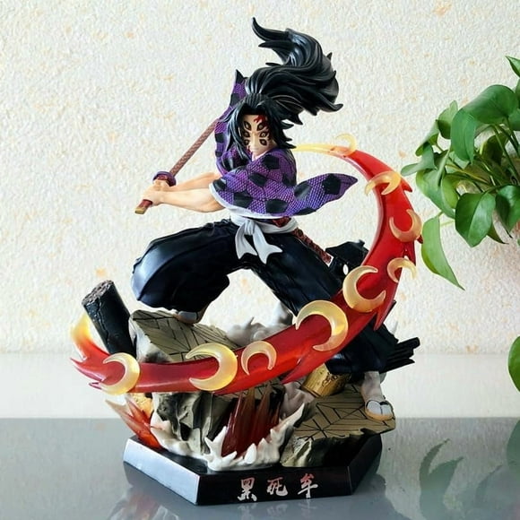 New Kokushibo Figures, Kokushibo Swinging Sword Figure Statue 26cm/10.2inch PVC Figurine Cosplay Action Figures Model Collectible Anime Fans Gift
