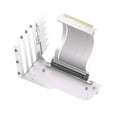 thumbnail image 2 of Bunblic GPU Support Bracket Vertical Easy to Install with PCIe 4.0 Riser Cable Video Card Sag Holder GPU Support Kit 90 Degree Angle White NO Light, 2 of 8