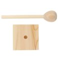 thumbnail image 2 of Miangastore Tabletop Hat Stand Rack Wooden Wig Rack Khaki 1Pcs 4.3x9.8in, 2 of 8