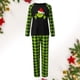 thumbnail image 1 of Conjunto de pijama familiar de 2 piezas, traje con estampado de dinosaurio y cuello redondo (mujer verde S) Ygjytge Verde mujer T S, 1 of 7