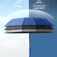 thumbnail image 4 of Typpkmm Paraguas AutomáTico De Hueso 16/24 De Color SóLido Con ProteccióN UV Plegable Ligera a Prueba De Viento Sombrilla SúPer Fuerte DiseñO PortáTil, 4 of 7