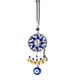 thumbnail image 1 of Campana Viento Ojos Turcos Amuleto Protección Pared La Suerte Metal S Azul, 1 of 9