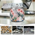 thumbnail image 6 of Yayeee Ashtray with Lid for Cigarette Smokeless Stainless Steel Home Ash Holder, Flowers and Leaves, 6 of 7