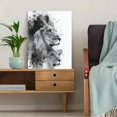 thumbnail image 5 of UXIEQU Lion Head Splash Art Canvas Wall Art Print 15.75x11.81 Inches, 5 of 8