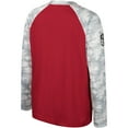thumbnail image 3 of Youth Colosseum Crimson/Camo Washington State Cougars OHT Military Appreciation Dark Star Raglan Long Sleeve T-Shirt, 3 of 4