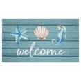 thumbnail image 1 of Alfombra de bienvenida de playa Rug Jvpke, 43 x 30 cm, para interiores y exteriores, 1 of 7