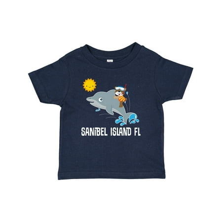 

Inktastic Sanibel Island Florida Dolphin Gift Baby Boy or Baby Girl T-Shirt