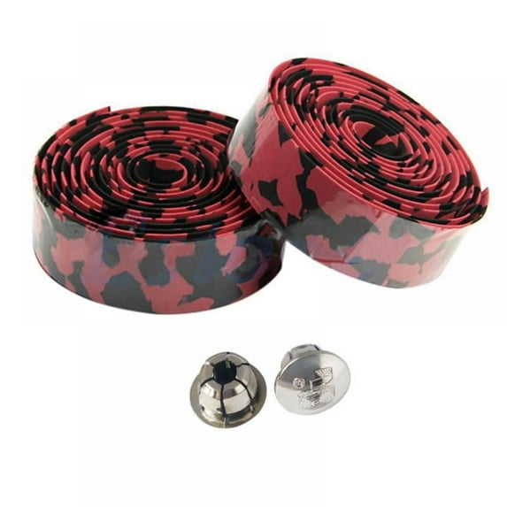 Taykoo Bike Cycling Handle Belt Bicycle Cork Handlebar Tape Wrap +2 Bar Plug