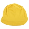 thumbnail image 5 of IBASETOY Yellow Cotton Chemo Hat for Women's, Long Hair Wrap for Home Use, Suitable for Sleeping and Hair Care, 5 of 8