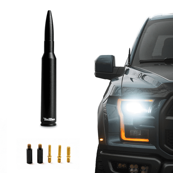 Trucktenna 50 Cal Bullet Antenna for Trucks, Stubby Antenna Replacement