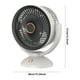 thumbnail image 2 of Ventilador de circulación de escritorio, ventilador de pared de 4 velocidades con luz para sala de estar, 2 of 9