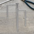 thumbnail image 4 of LITINKIMI 2 Pcs Parasol de Plage Ancre de Sable Argent Fer Insertion Stable Activités Extérieures, 4 of 8