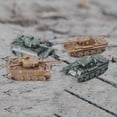 thumbnail image 4 of 1/144 Tank Model Tiger Panther Type Rotatable Fort DIY Puzzle Building Kits for Adults Collectables Display Boys Education Toy Sunnimix Vehículo cisterna, 4 of 8